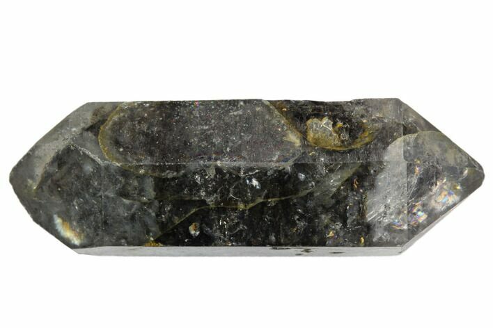 Double-Terminated Smoky Quartz Crystal - Tibet #128617